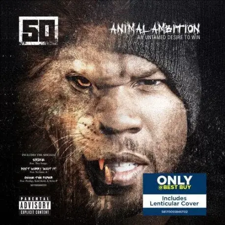 CD 50 Cent: Animal Ambition(An Untamed Desire To Win) (Limited Best Buy CD+DVD Digipak Edition with Lenticular cover) Olcsó