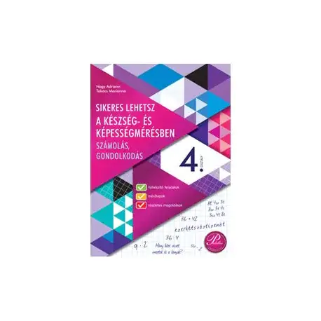 Különleges ajánlat Sikeres lehetsz a készség- és képességmérésben - számolás, gondolkodás 4. osztály