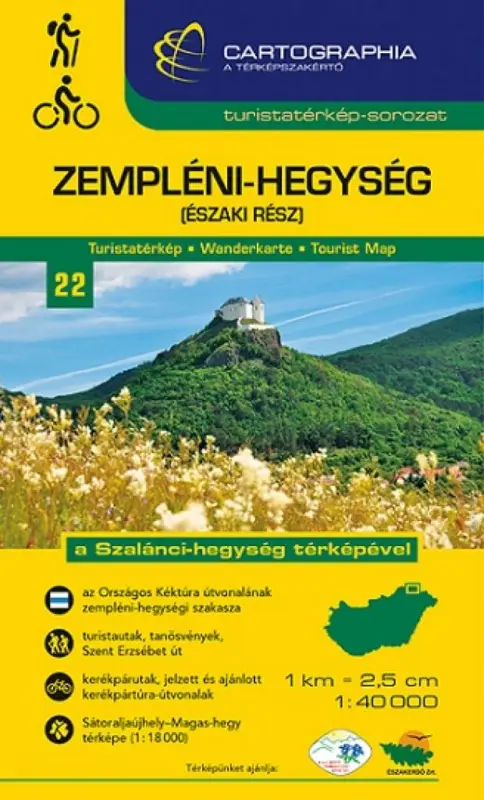 Kedvezményes ár Zemplén-hegység (északi rész) turistatérkép