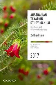 Australian Taxation Study Manual 2017 byNethercott, Les; Devos, Dr Ken; Gonzaga, Dr Livia; Gyors kiszállítás